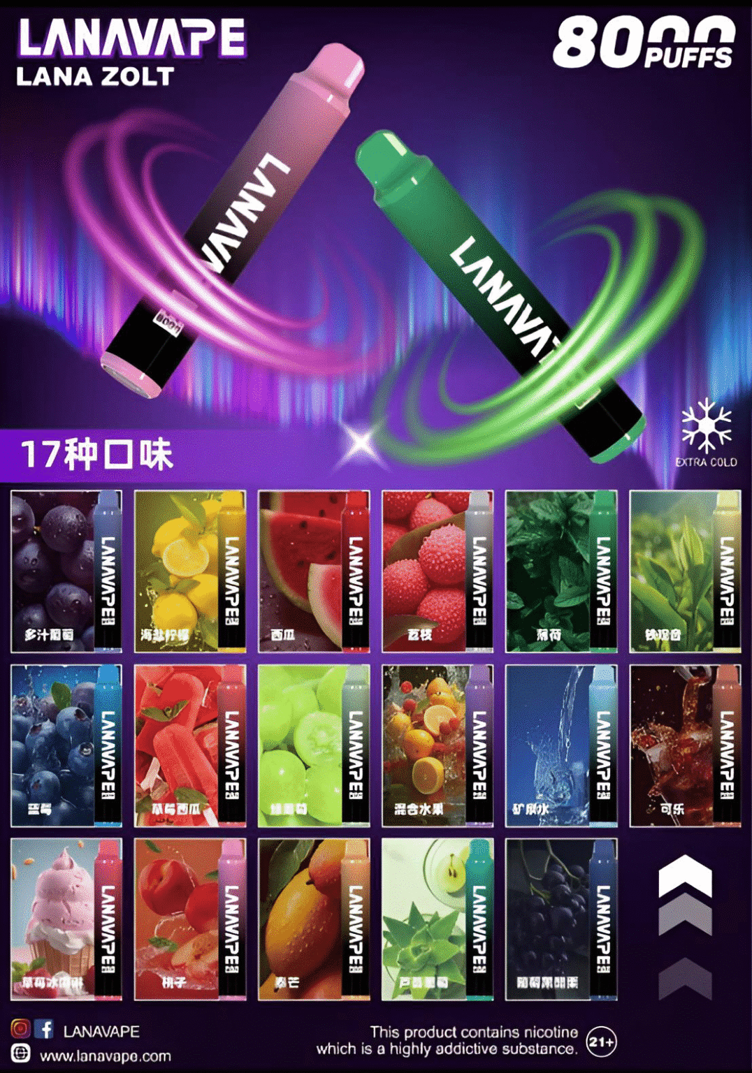 LANA 8000口拋棄式